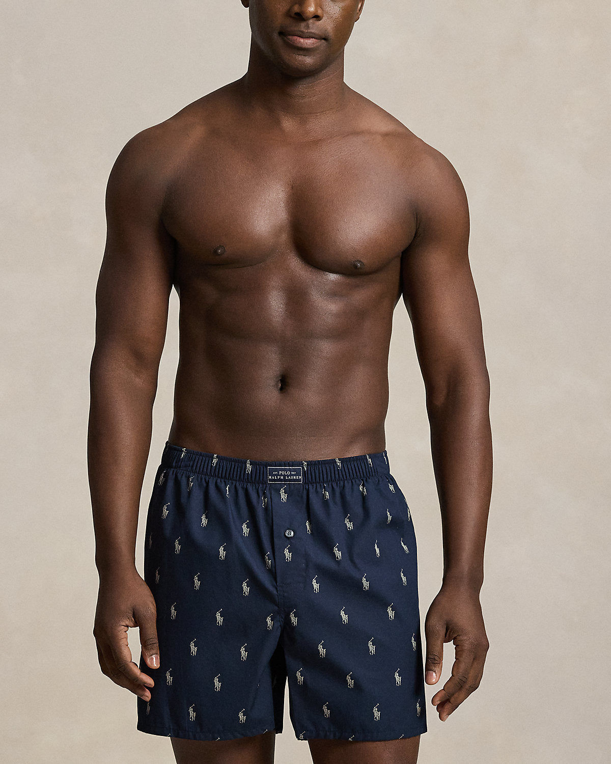 Classic Woven Cotton Polo Pony Boxer