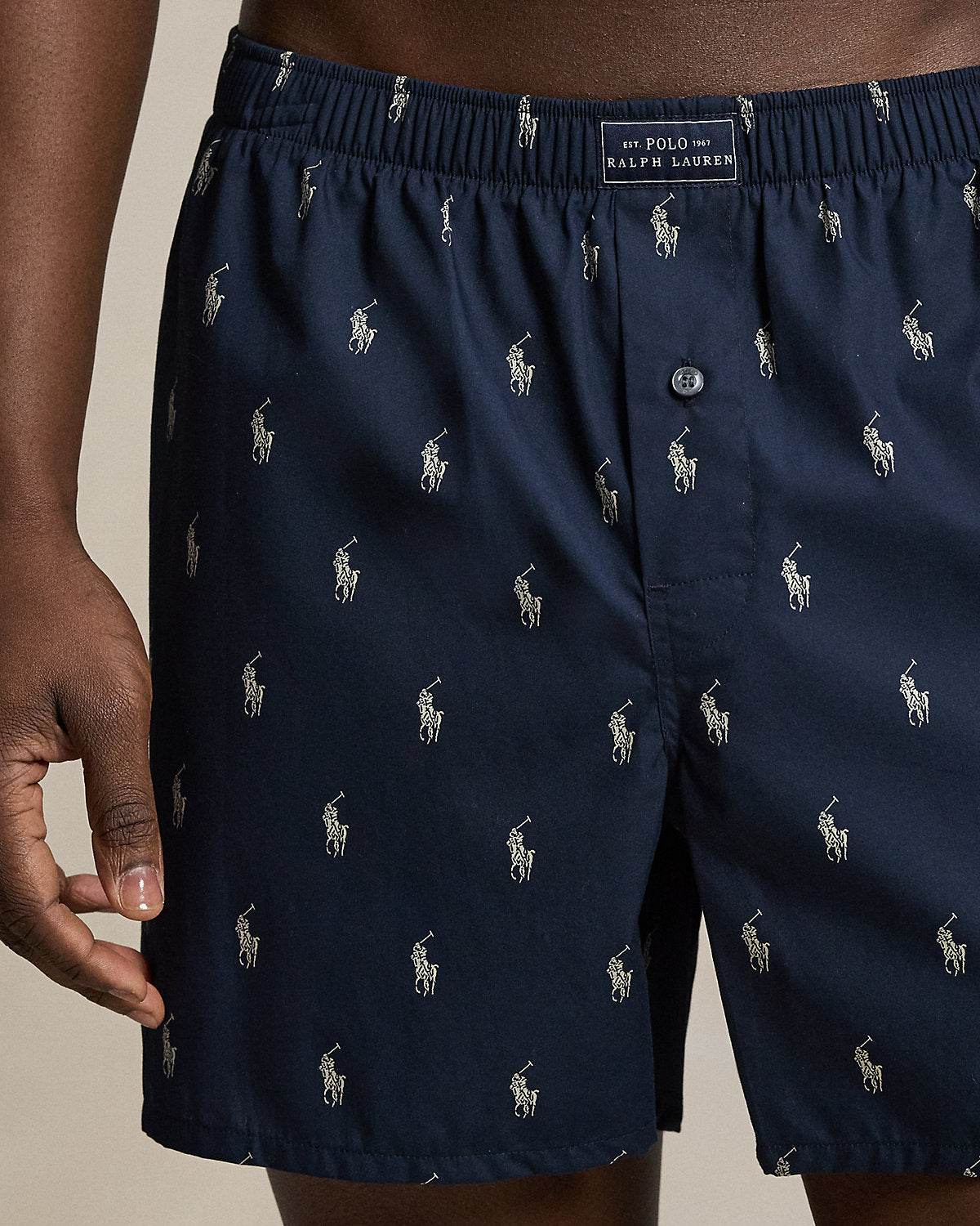 Classic Woven Cotton Polo Pony Boxer
