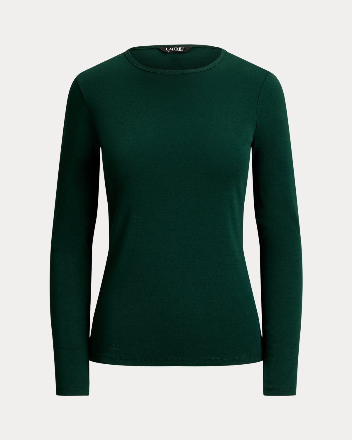 Stretch Cotton Long-Sleeve Tee