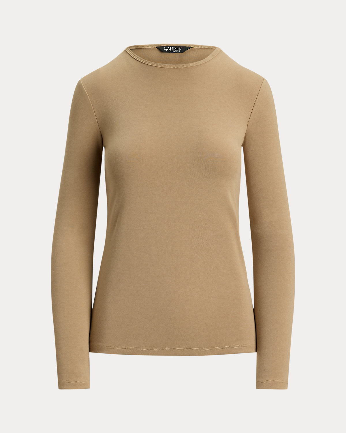 Stretch Cotton Long-Sleeve Tee