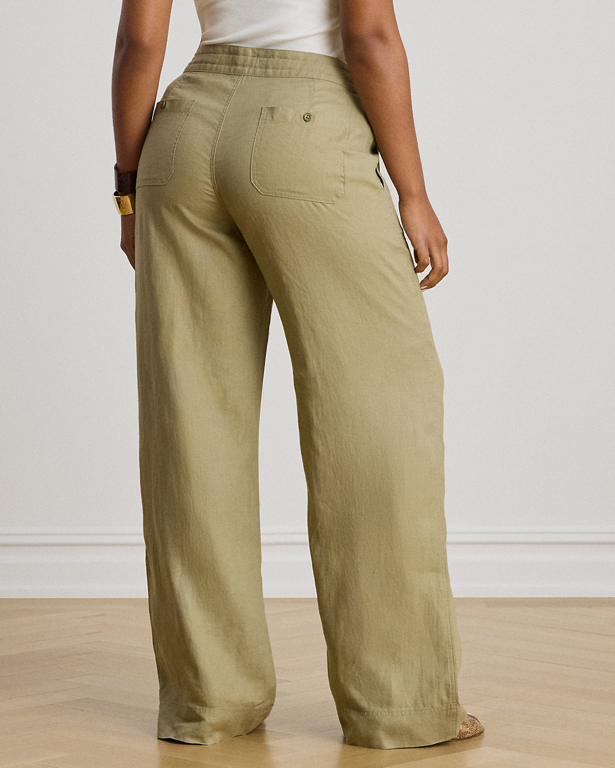 Linen Wide-Leg Pant
