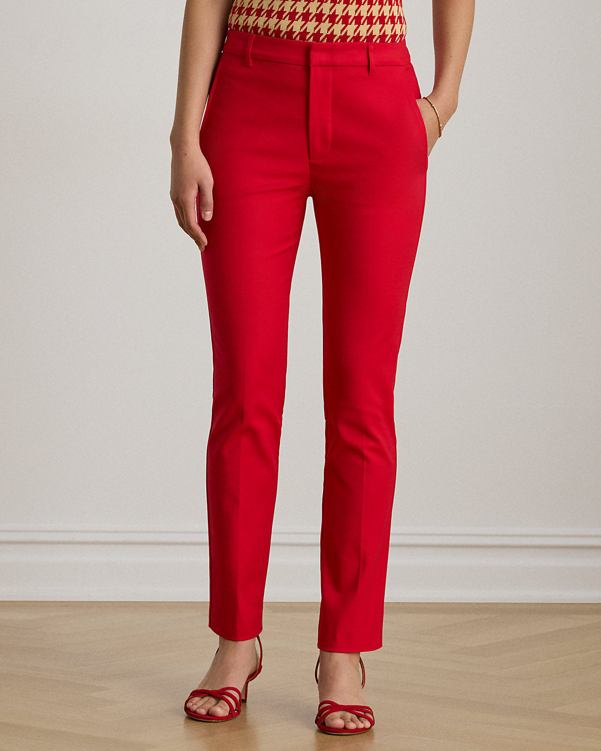 Double-Faced Stretch Cotton Pant