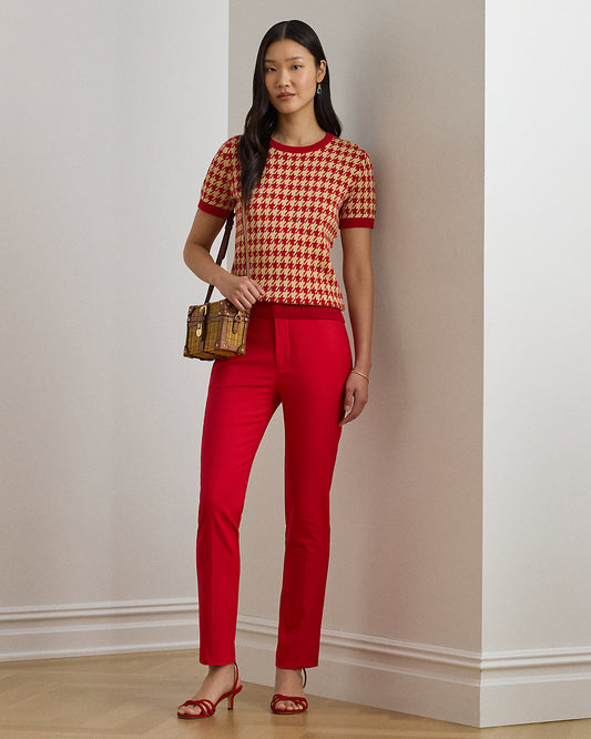 Double-Faced Stretch Cotton Pant