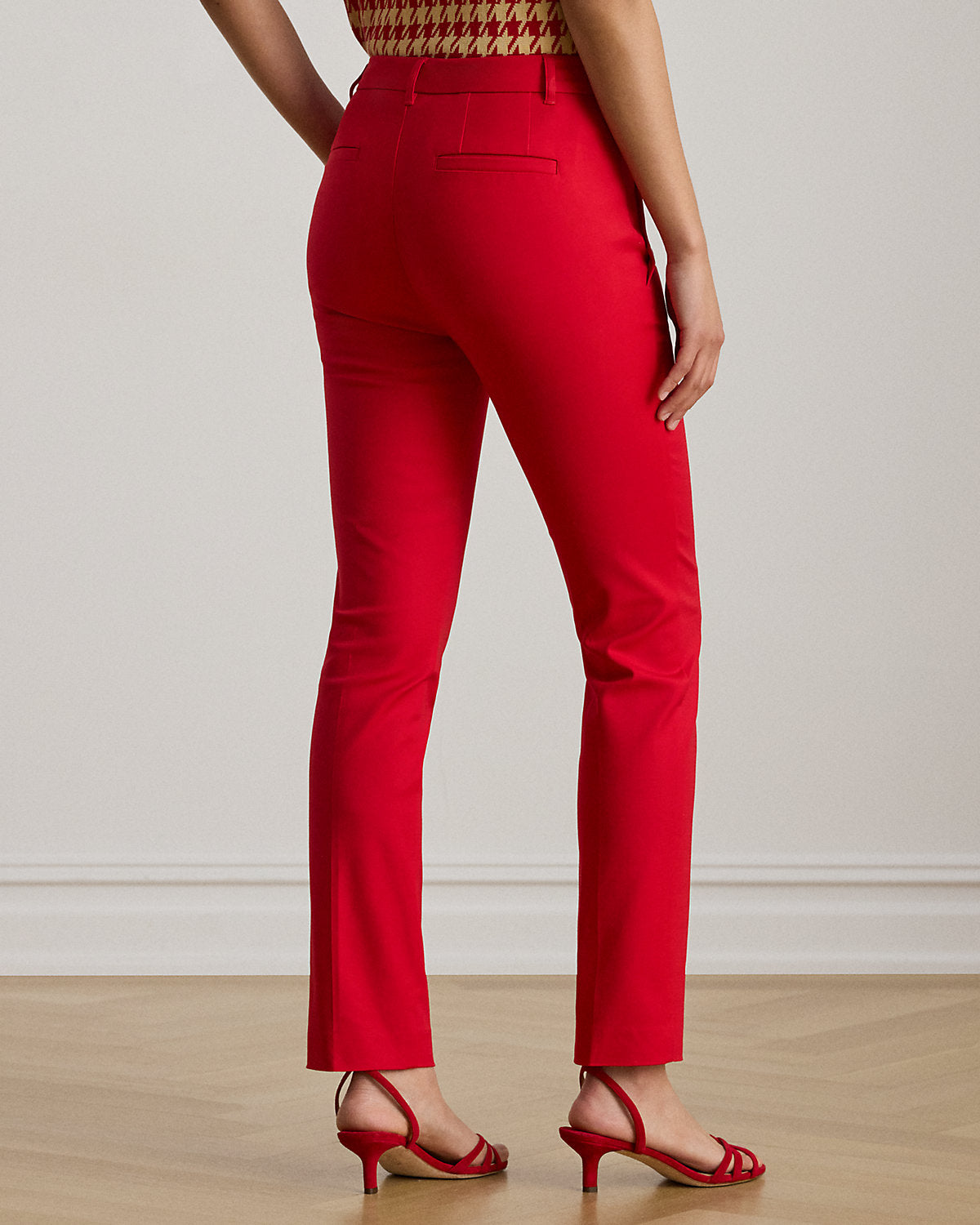 Double-Faced Stretch Cotton Pant
