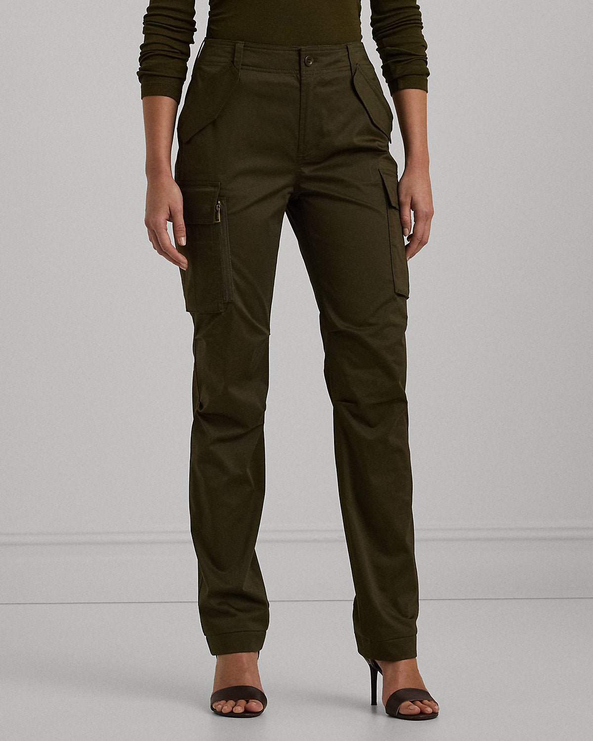 Cotton Sateen Cargo Pant