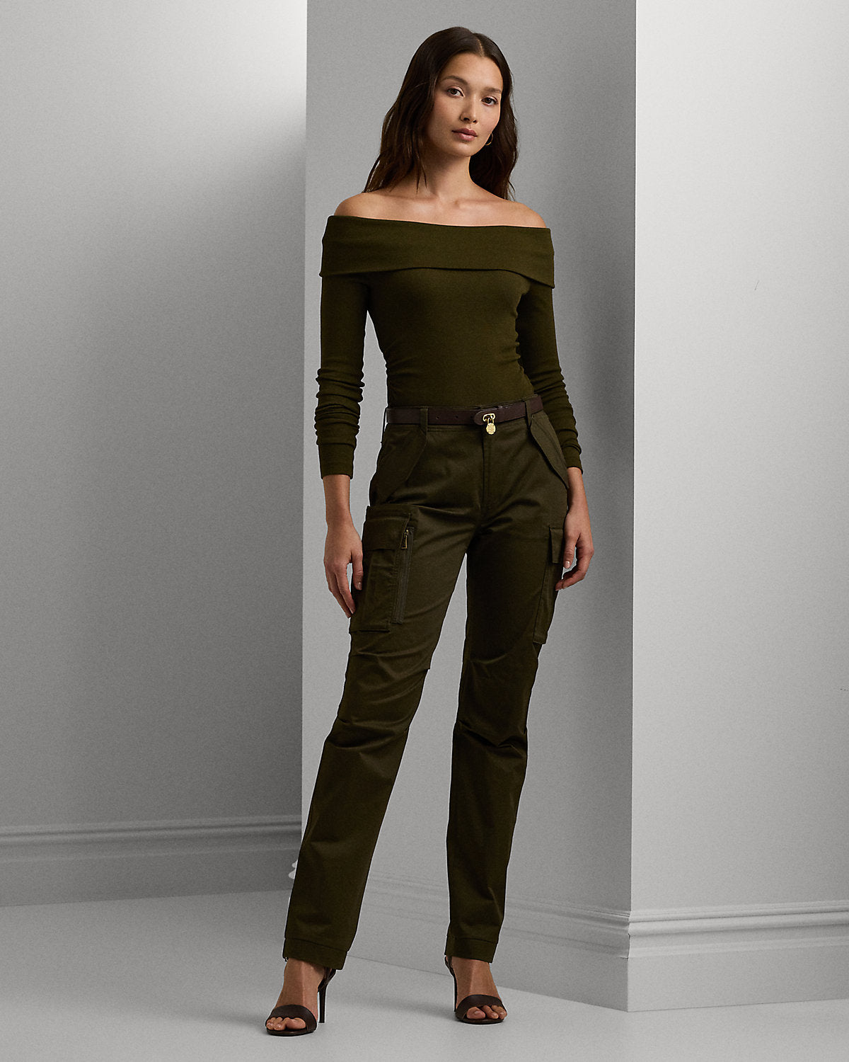 Cotton Sateen Cargo Pant