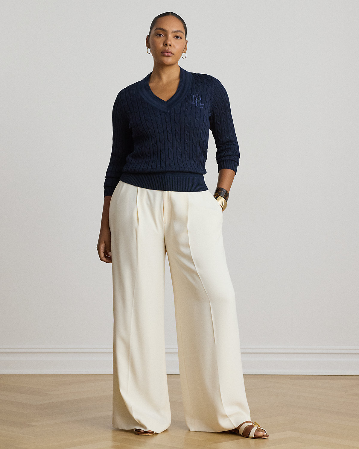 Cable-Knit Cricket Sweater