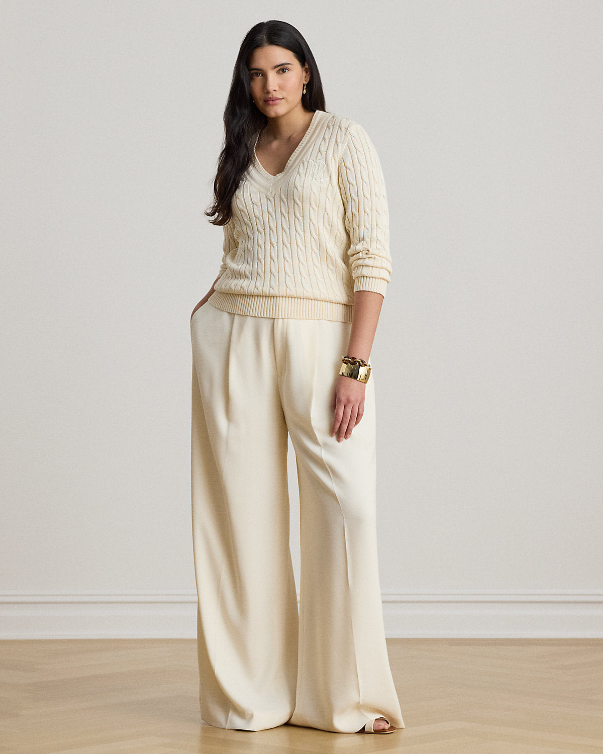 Cable-Knit Cricket Sweater
