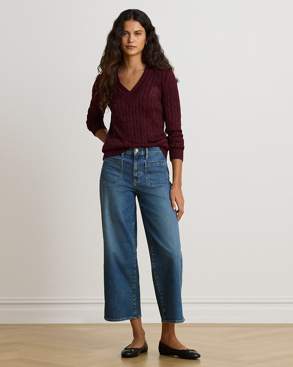 Cable-Knit Cricket Sweater