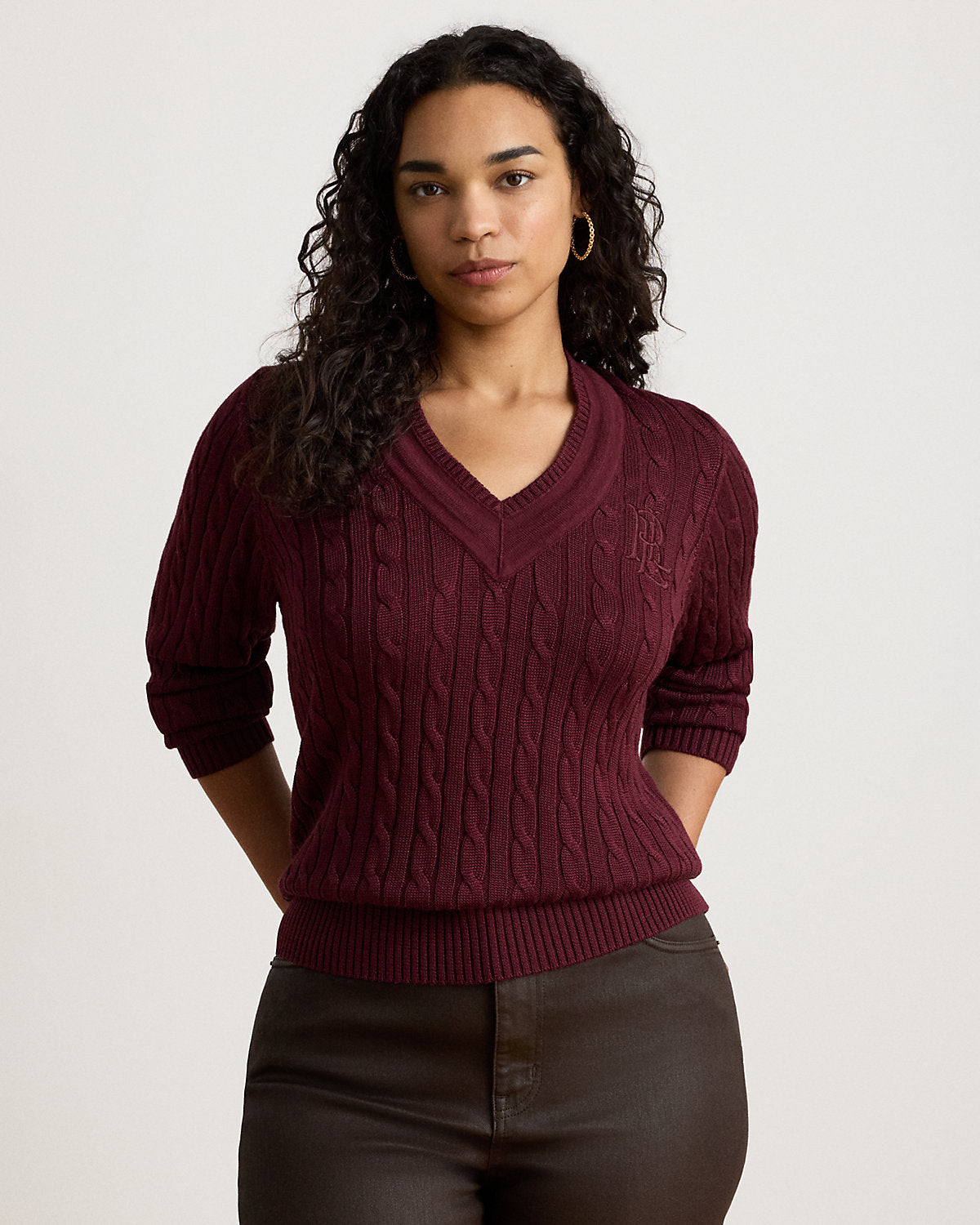 Cable-Knit Cricket Sweater