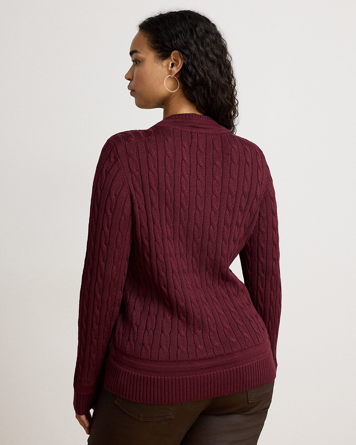 Cable-Knit Cricket Sweater