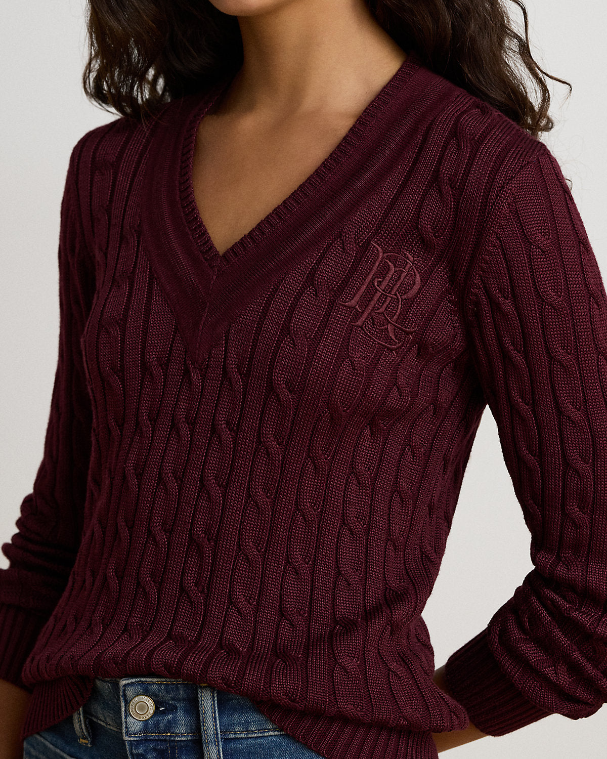 Cable-Knit Cricket Sweater