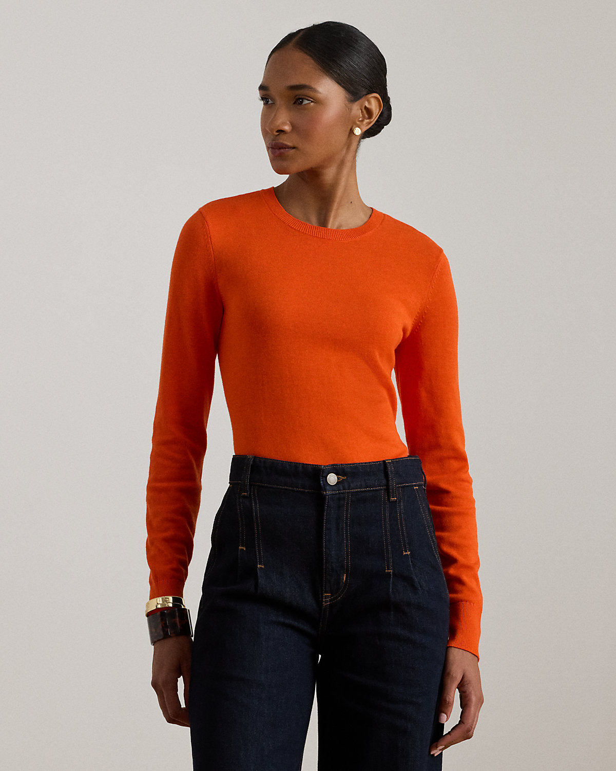 Cotton-Blend Sweater