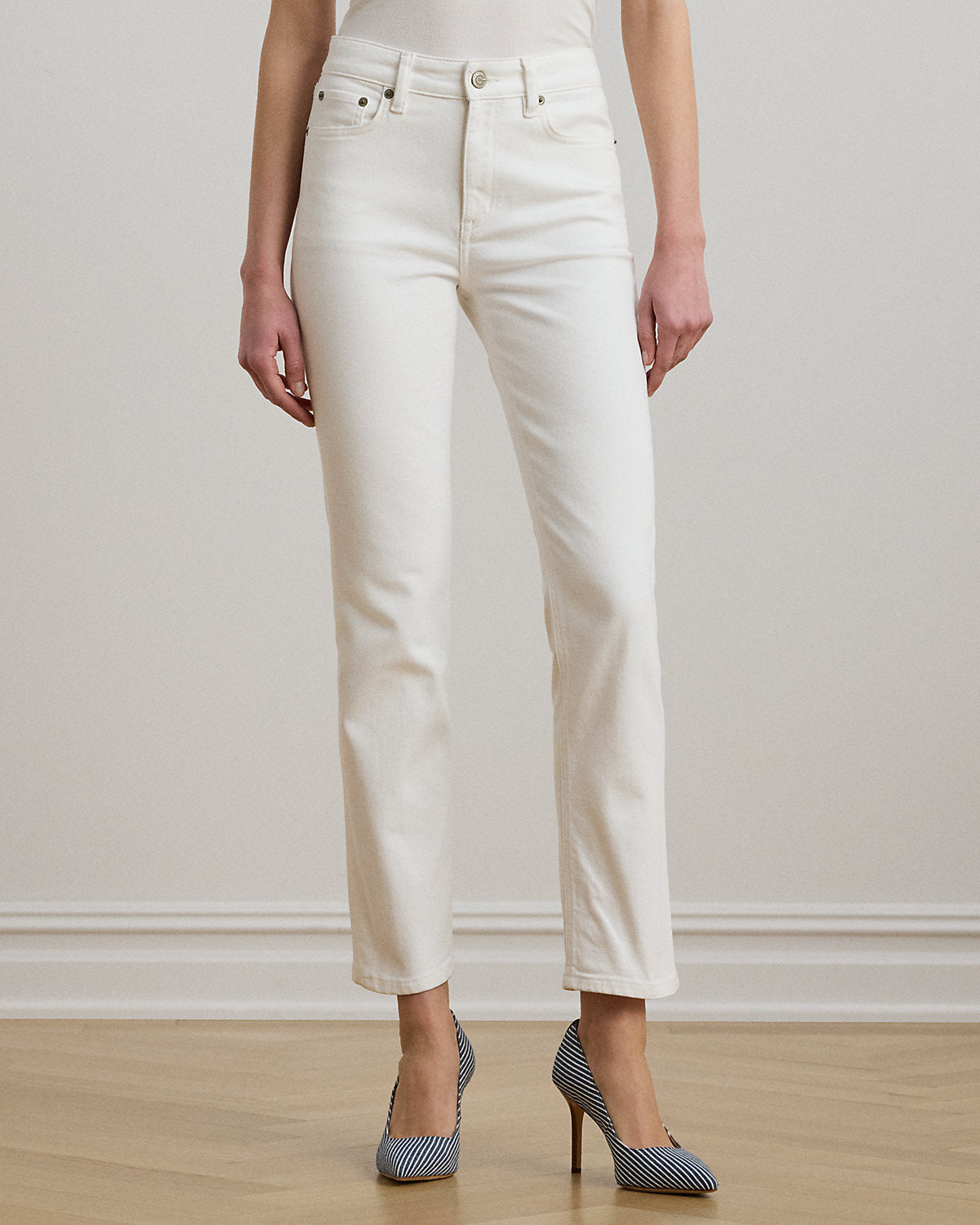 High-Rise Straight Ankle Jean