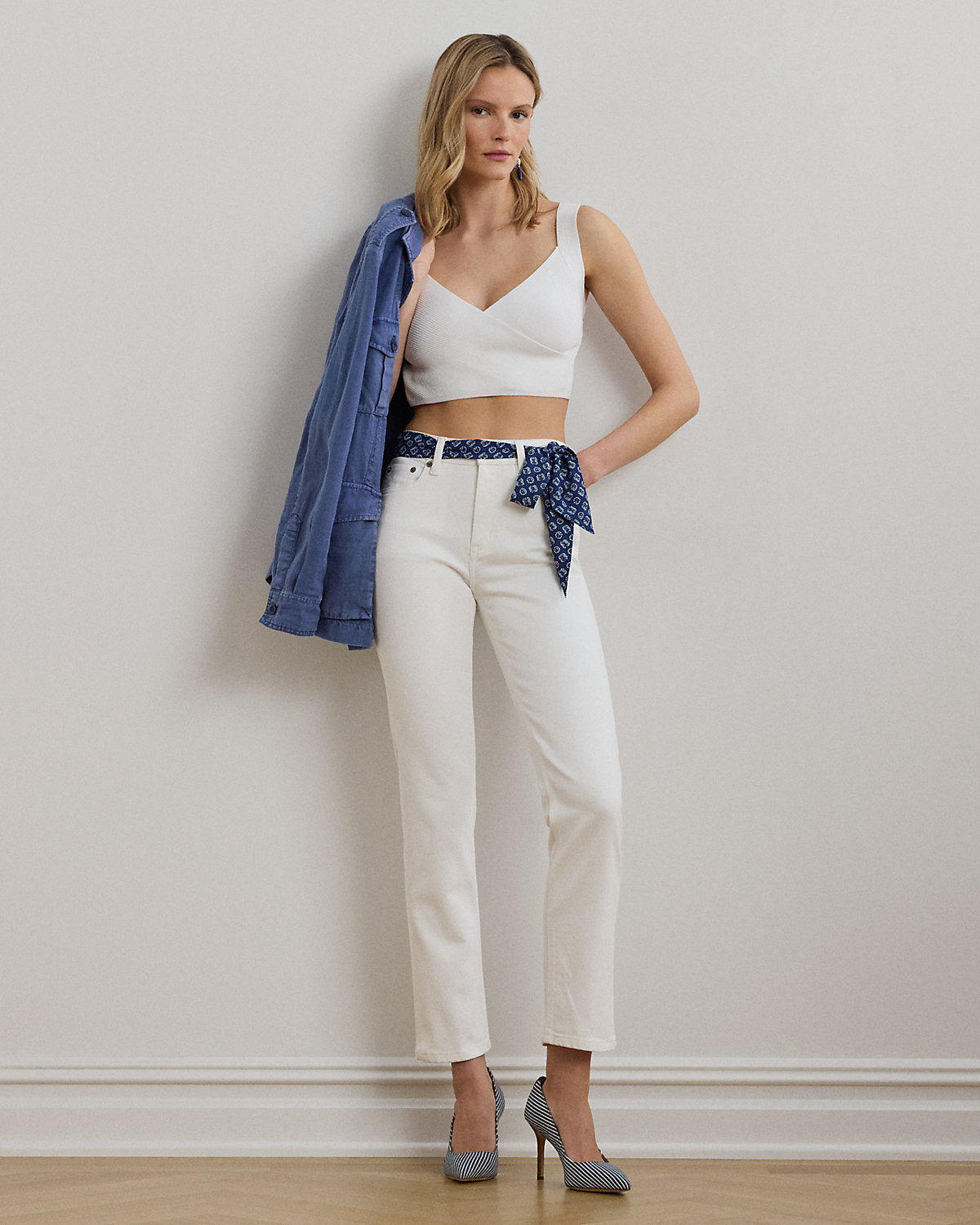 High-Rise Straight Ankle Jean