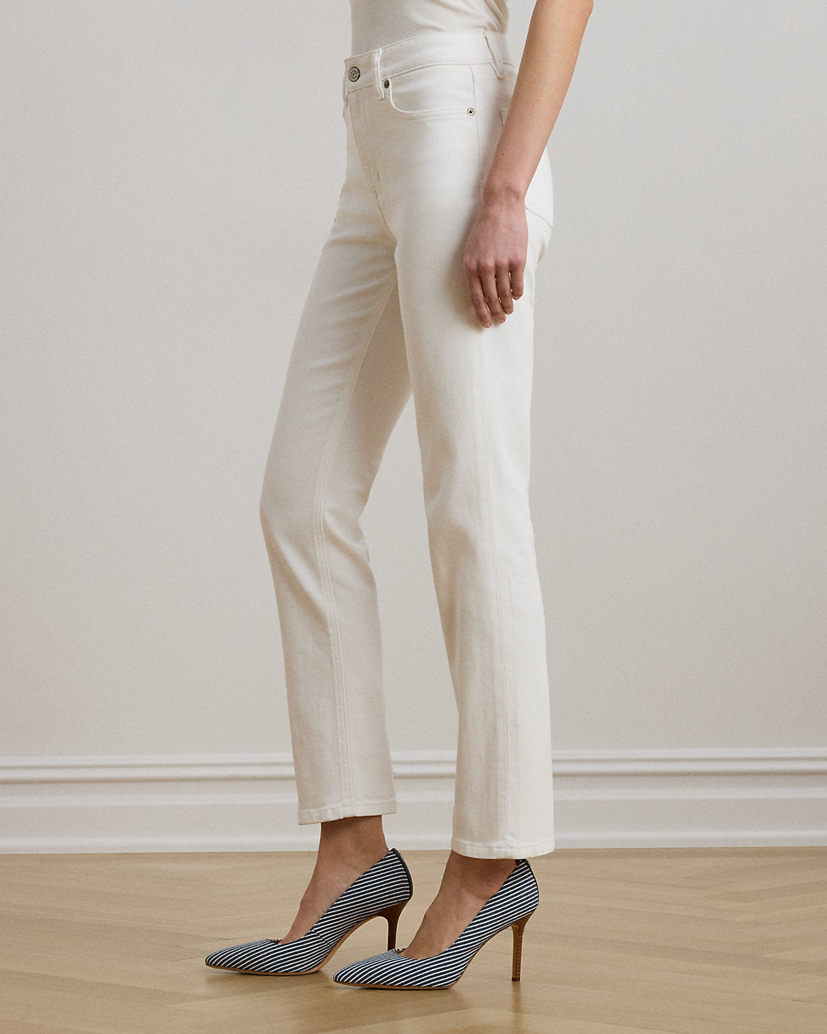 High-Rise Straight Ankle Jean