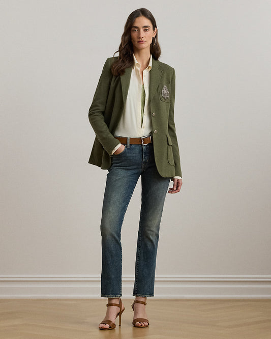Mid-Rise Straight Ankle Jean
