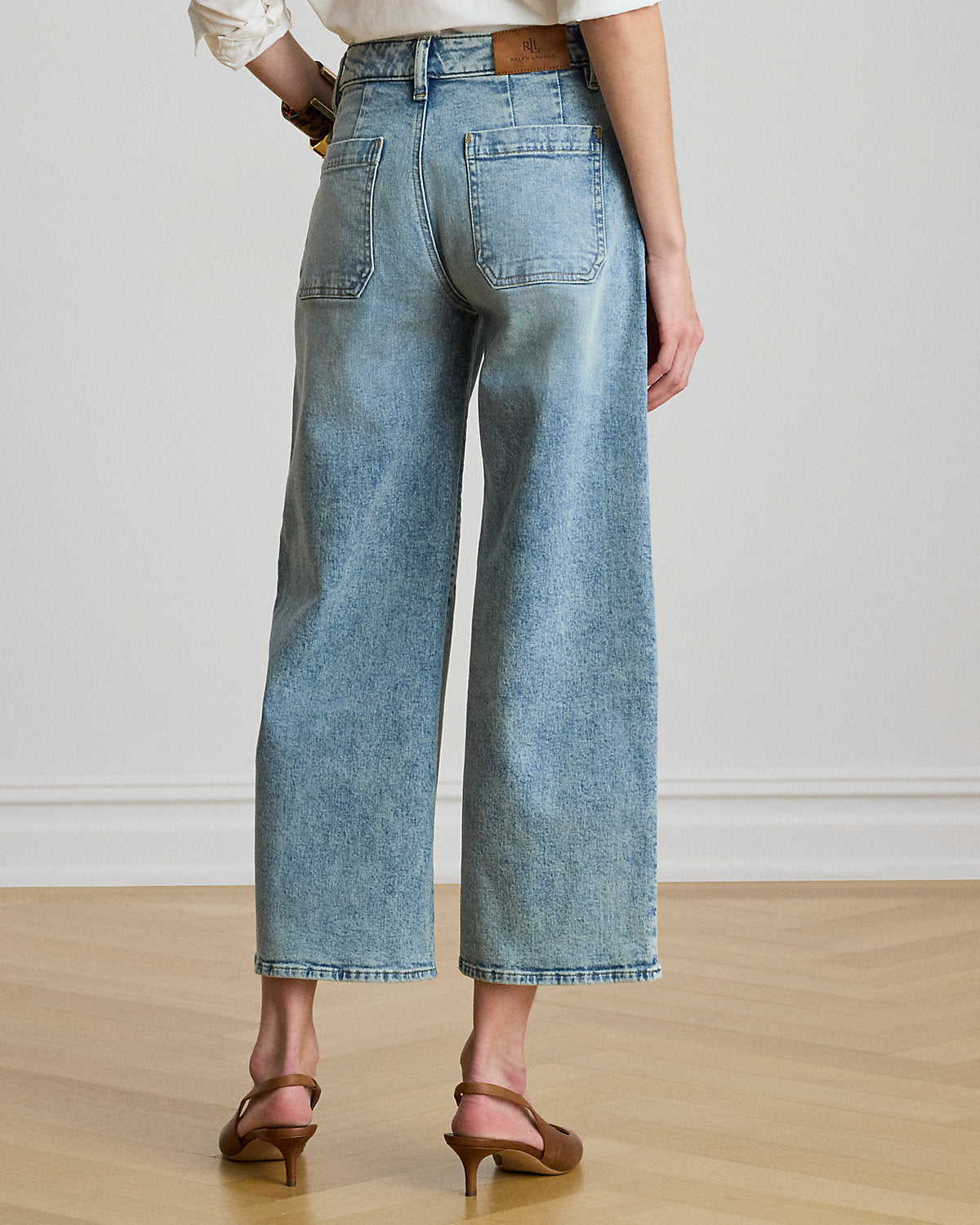 High-Rise Wide-Leg Cropped Jean