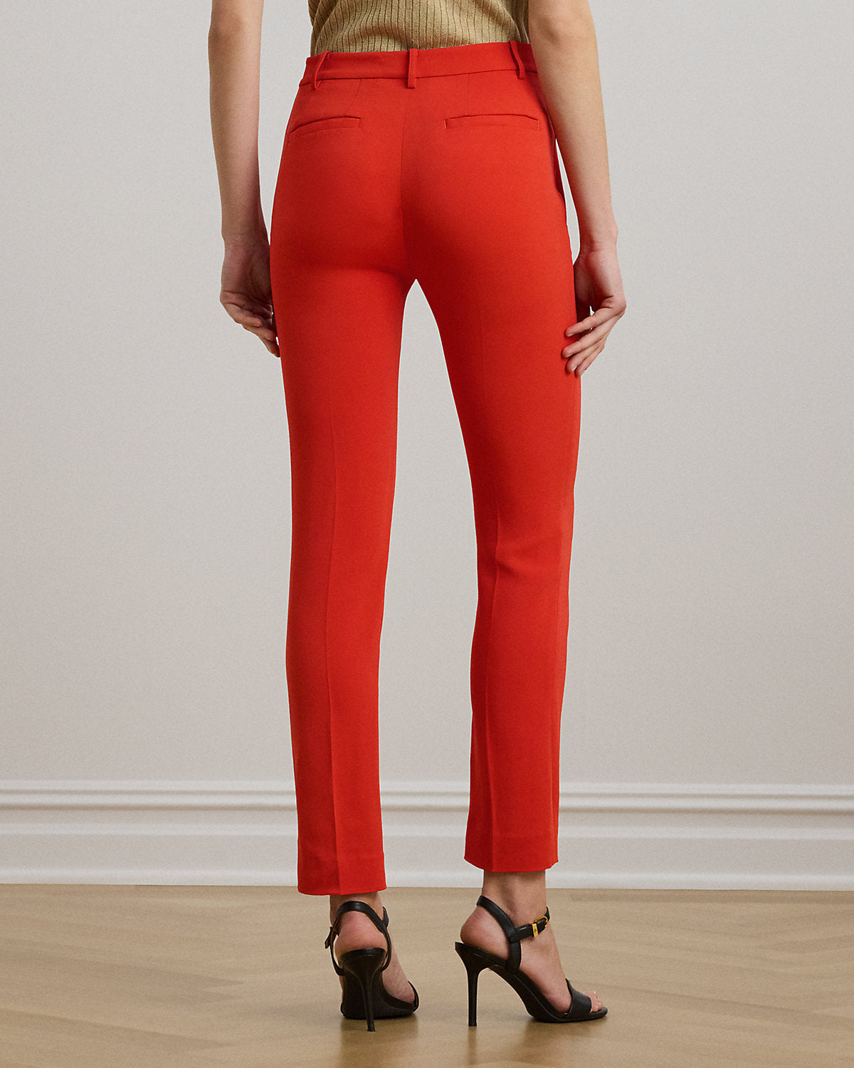 Stretch Cady Cropped Pant