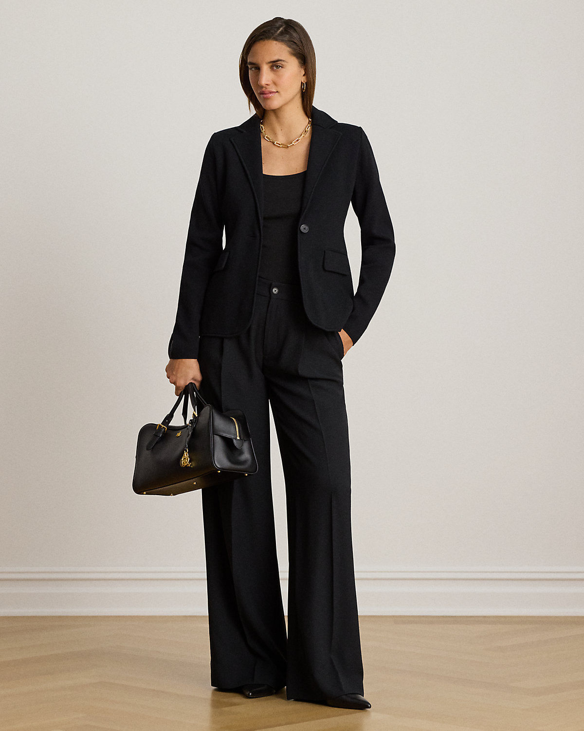 Cotton-Blend Sweater Blazer
