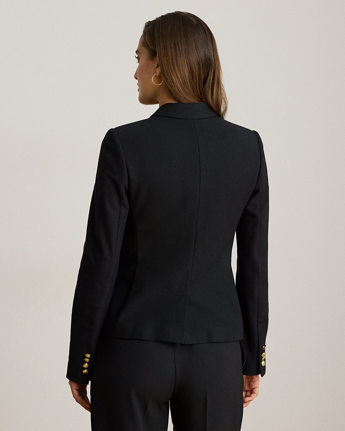 Cotton-Blend Sweater Blazer