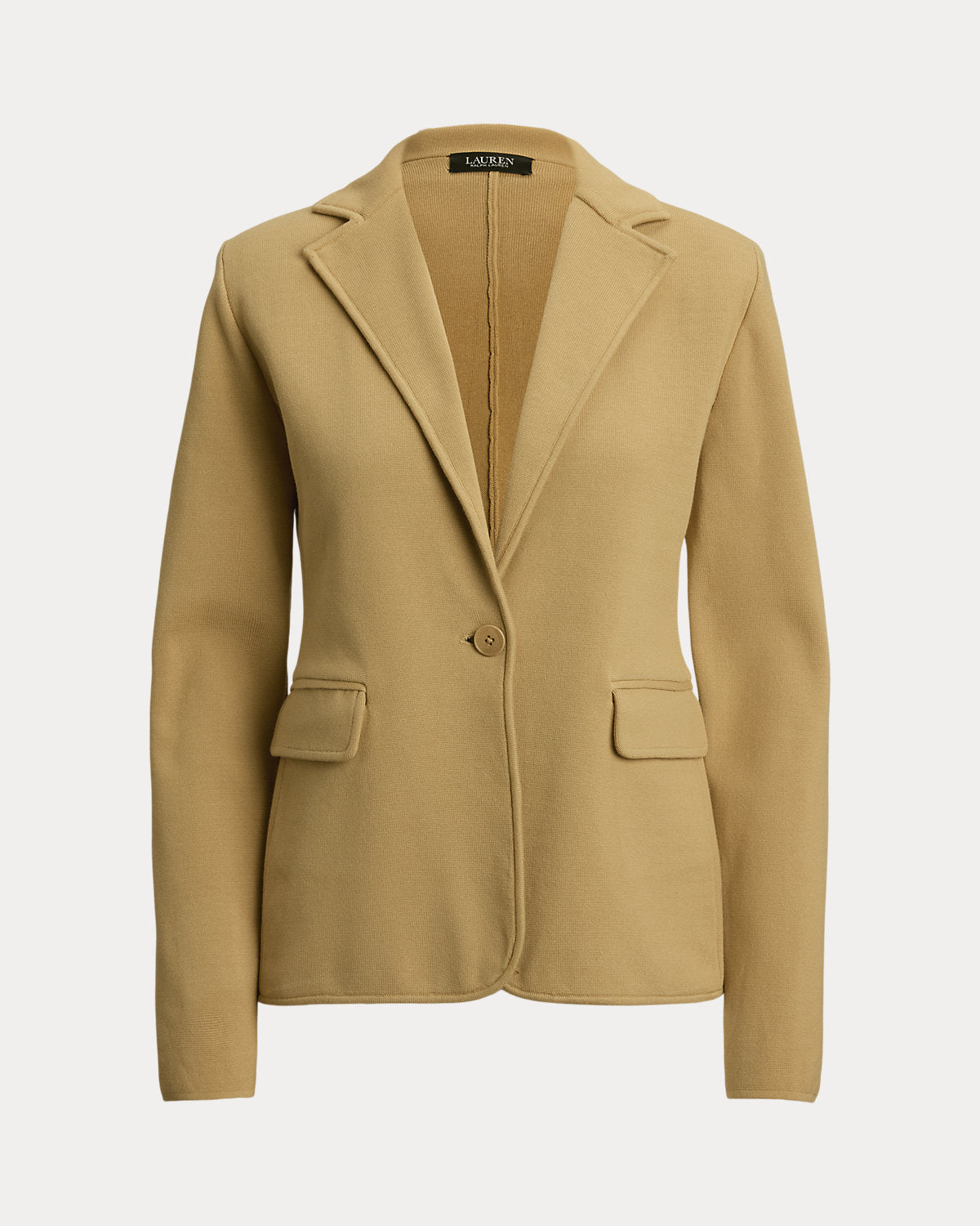 Cotton-Blend Sweater Blazer