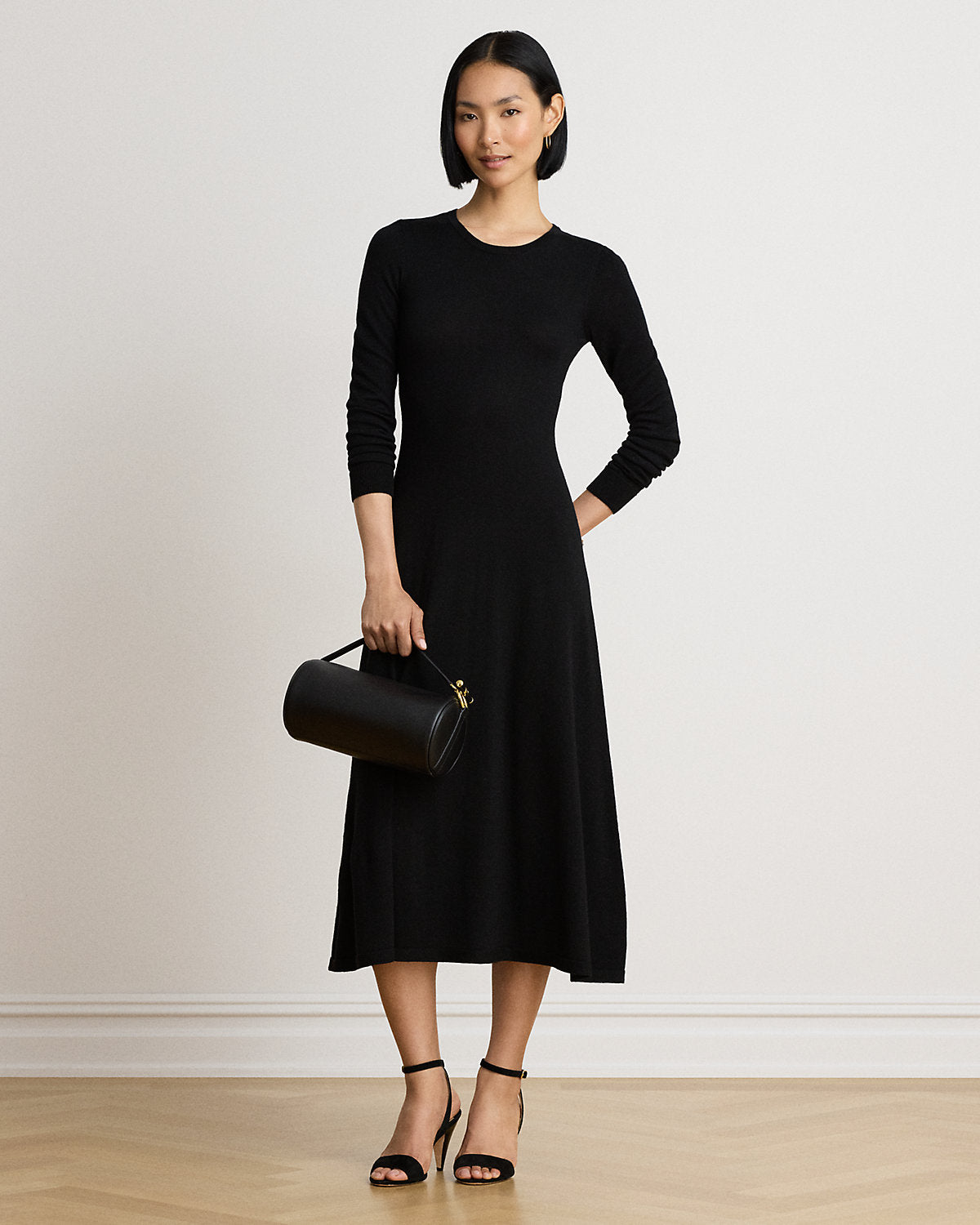 Wool Crewneck Sweater Dress