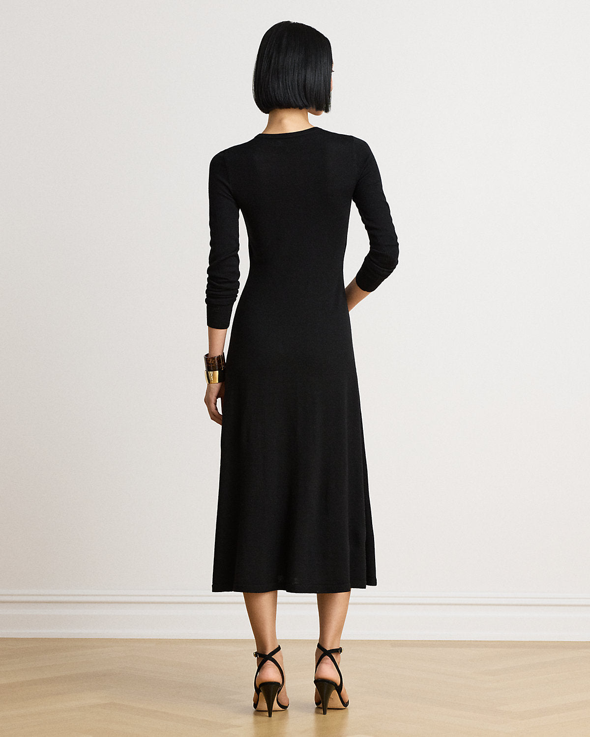 Wool Crewneck Sweater Dress