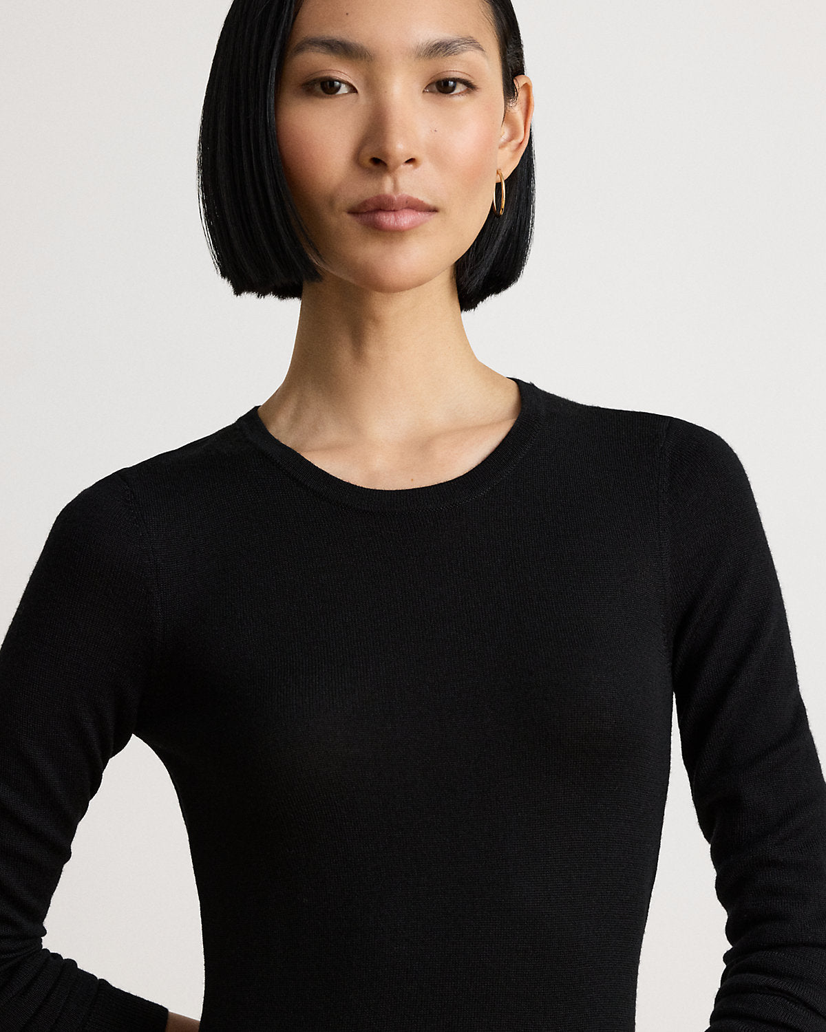 Wool Crewneck Sweater Dress