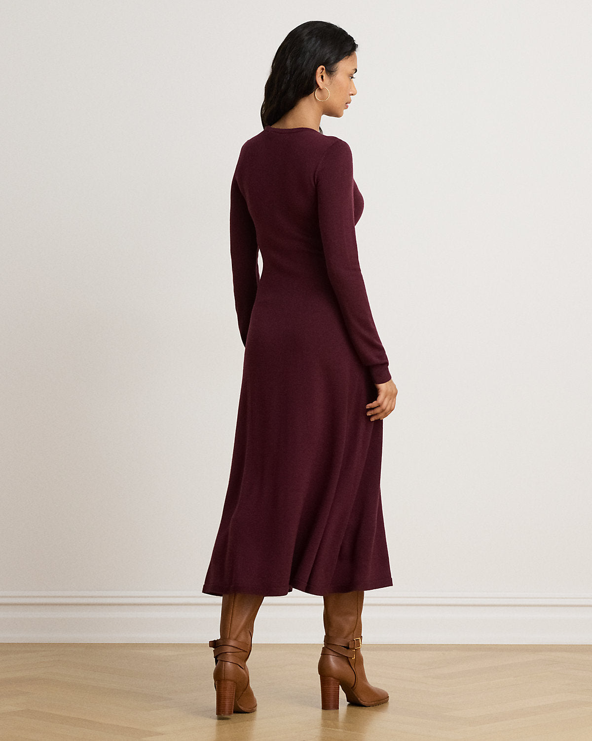 Wool Crewneck Sweater Dress