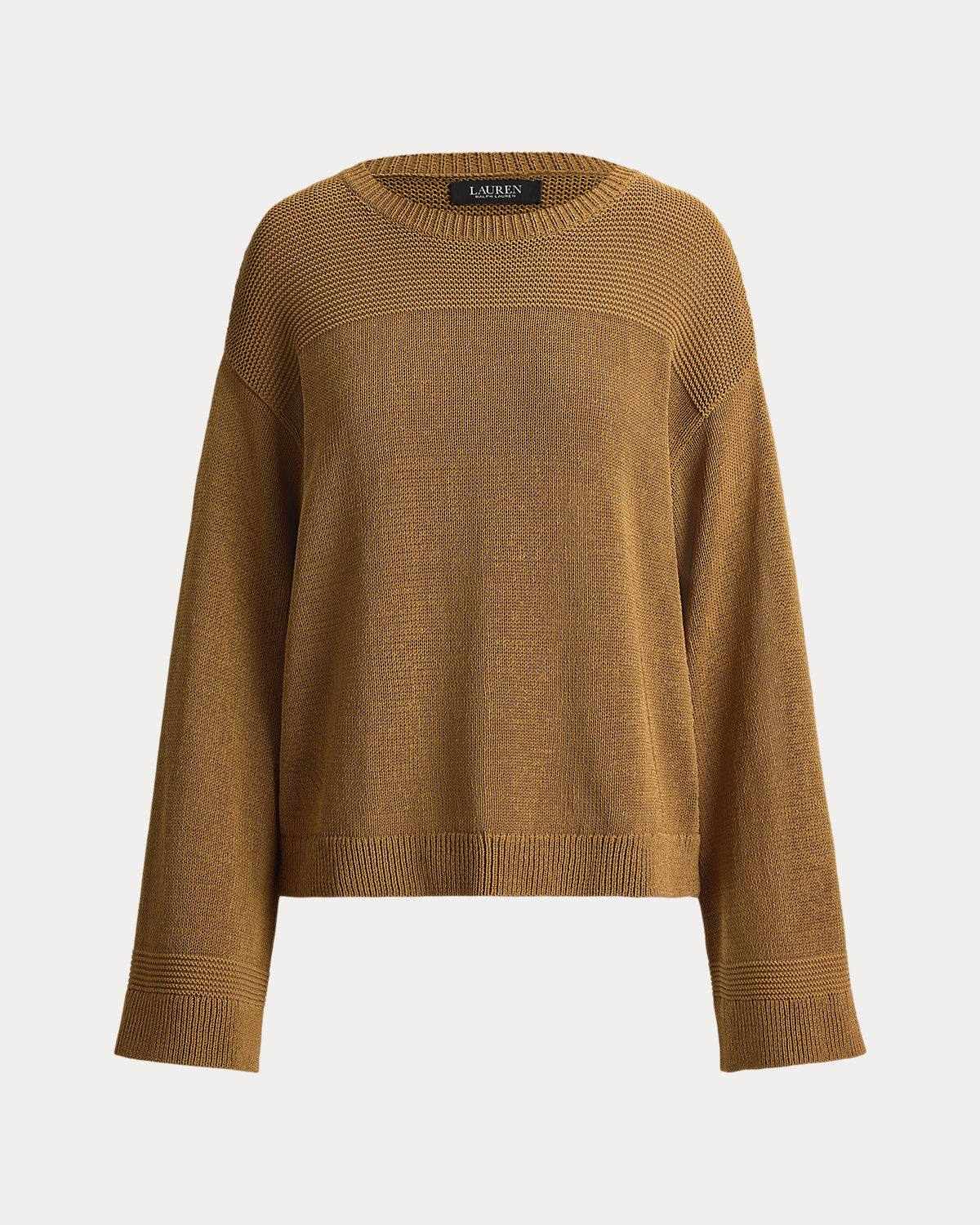 Cotton-Blend Crewneck Sweater
