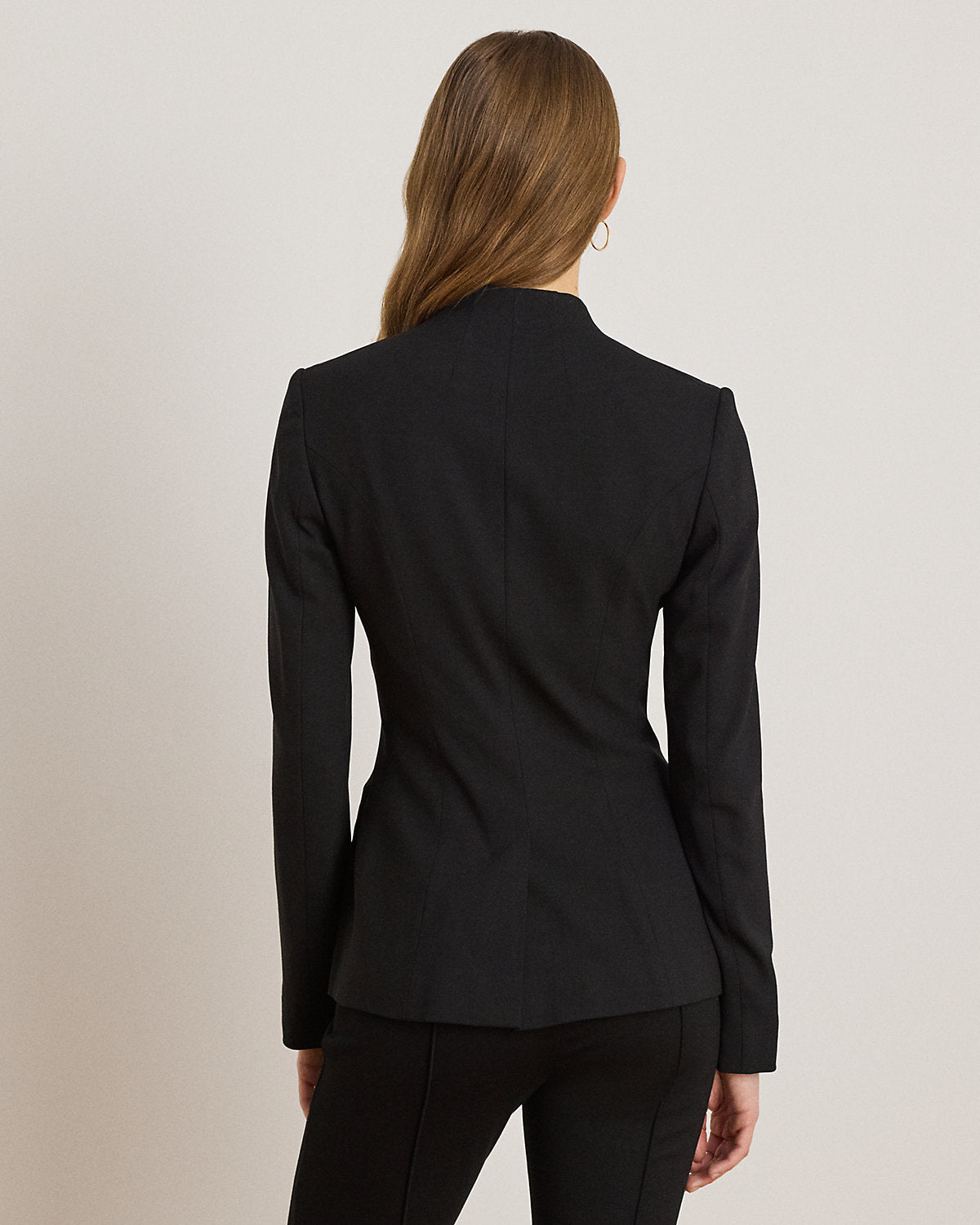 Stretch Wool Crepe Jacket