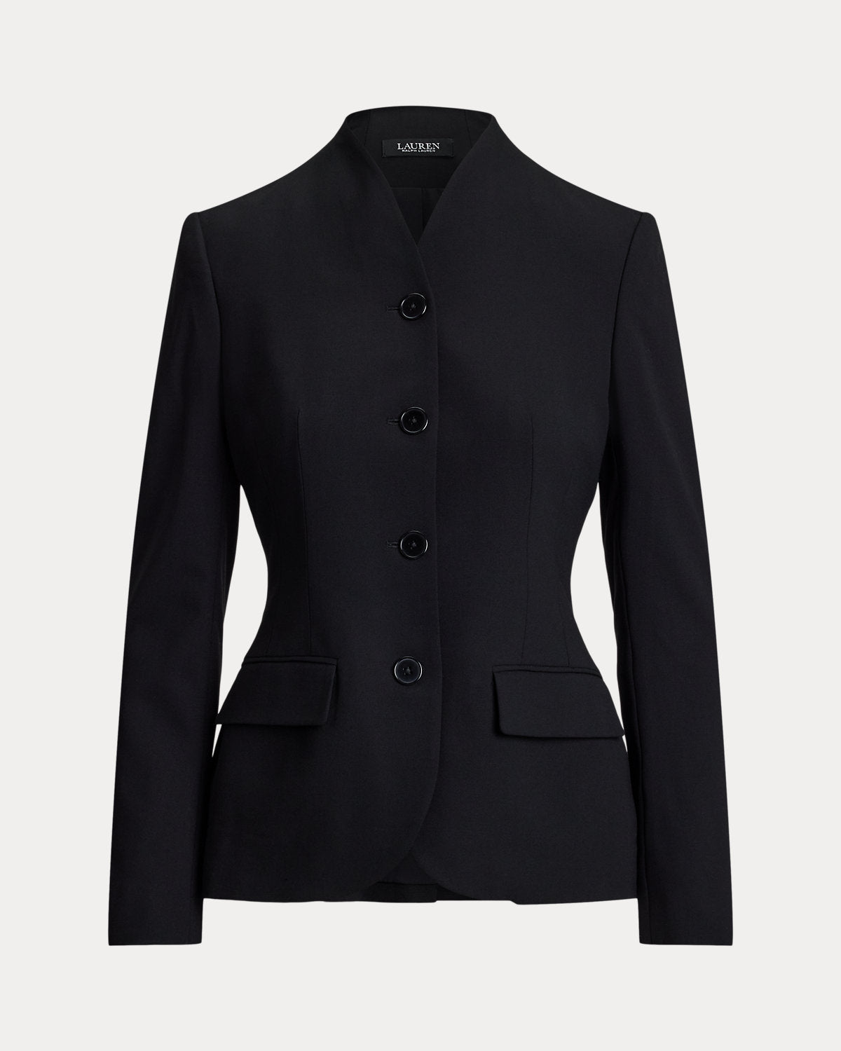 Stretch Wool Crepe Jacket