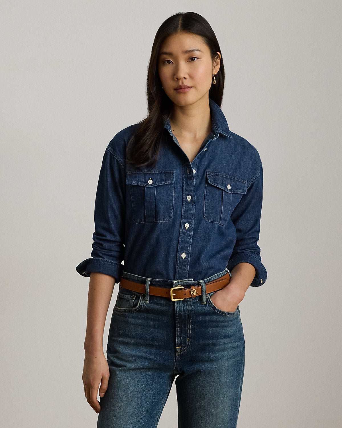 Relaxed Fit Denim Shirt