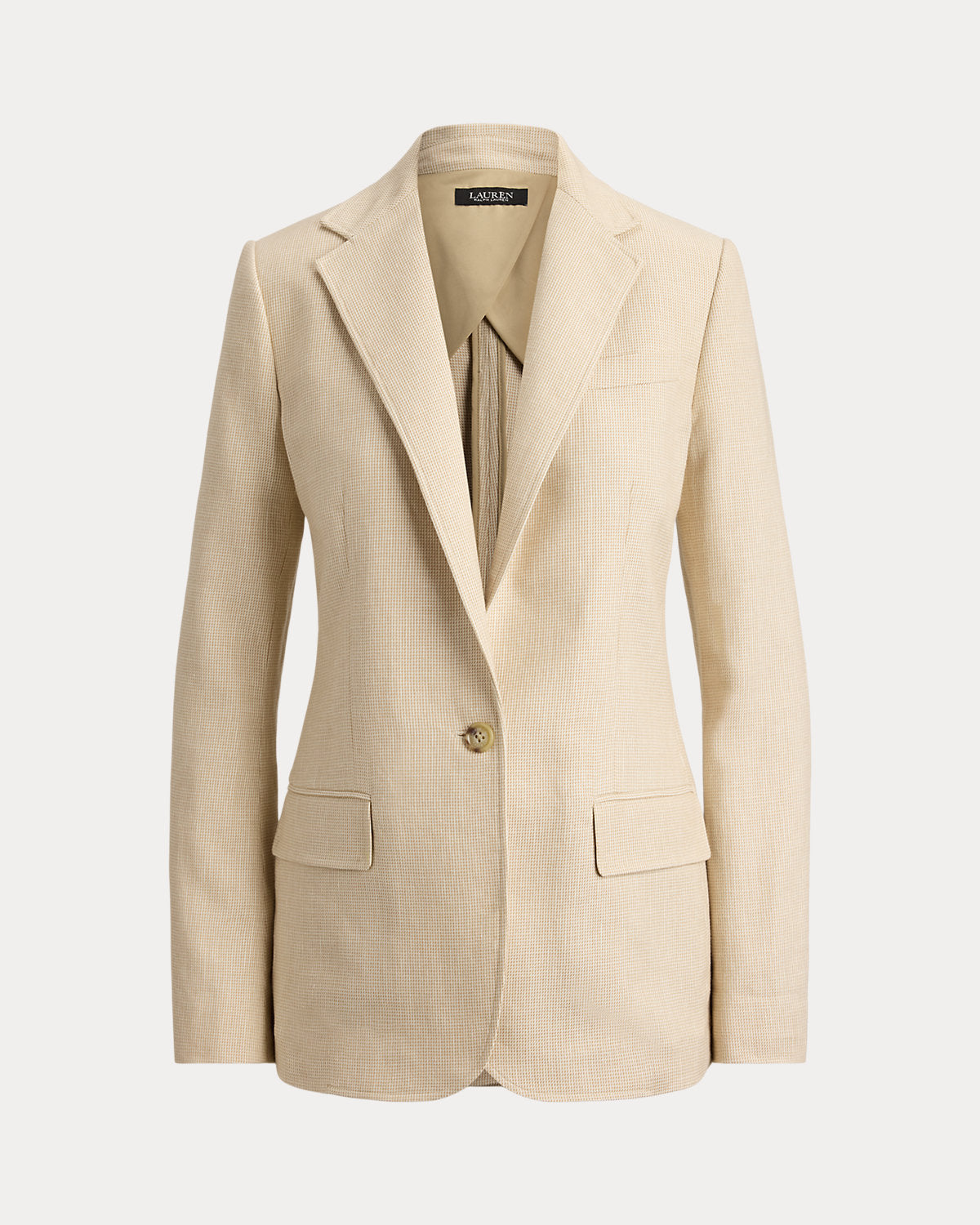 Linen-Cotton Tweed Blazer