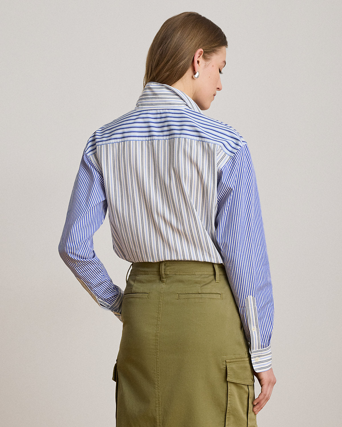 Relaxed Fit Striped Broadcloth Shirt