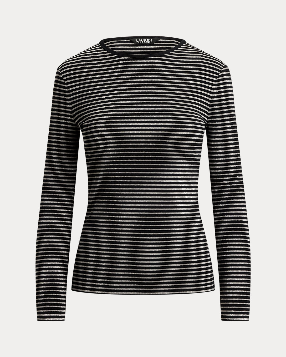 Striped Cotton-Blend Long-Sleeve Tee