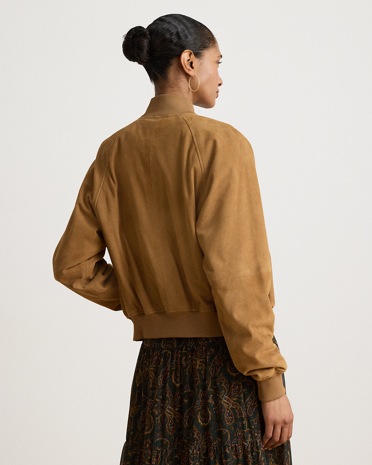 Goat-Suede Flight Jacket