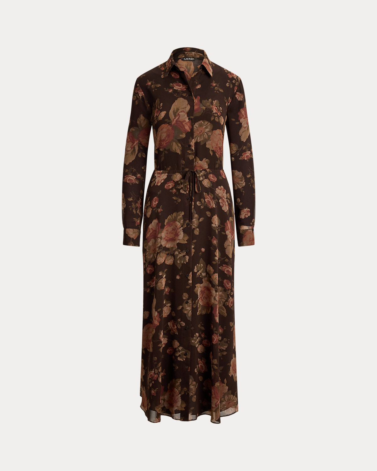 Floral Chiffon Shirtdress
