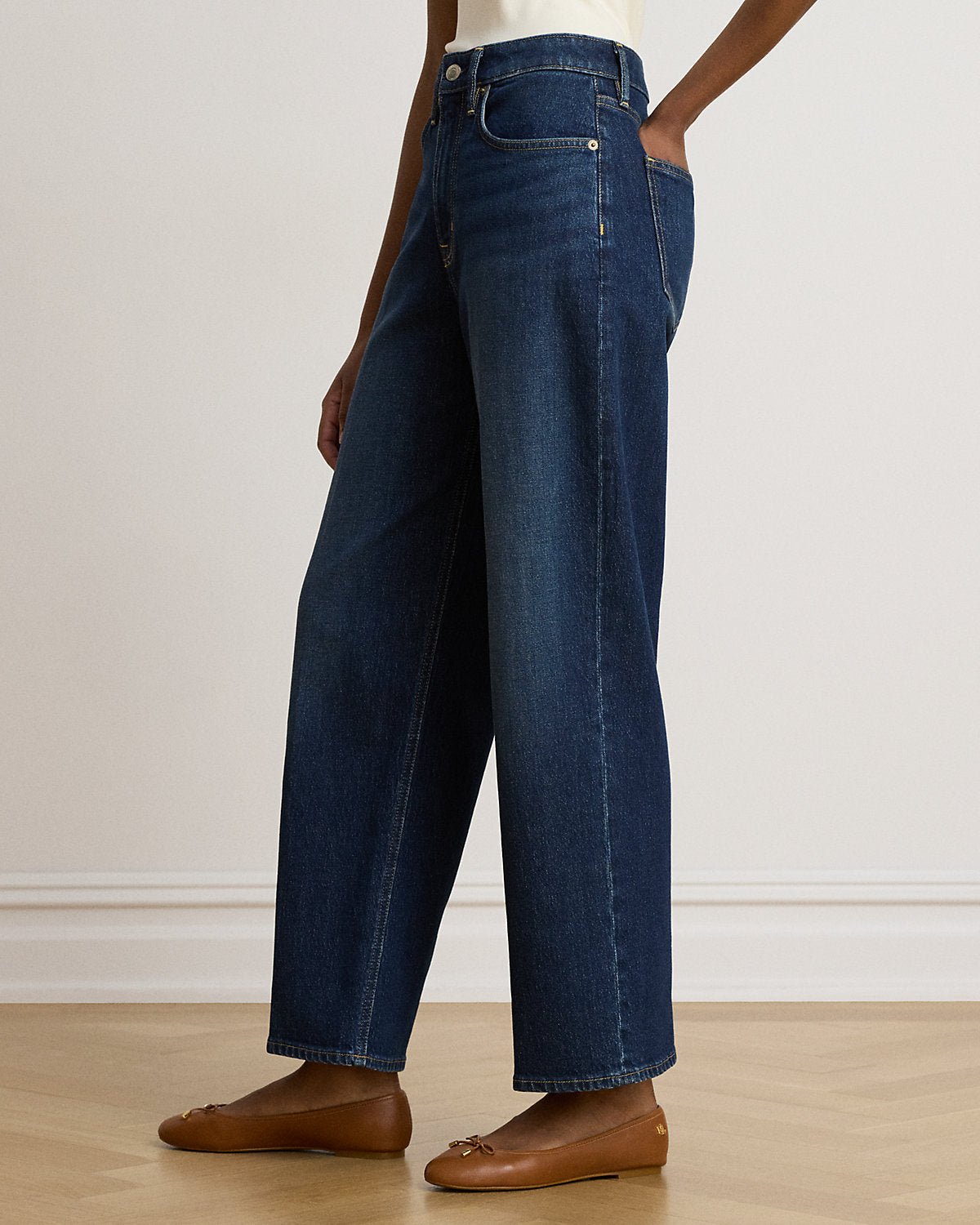 High-Rise Relaxed Straight Jean