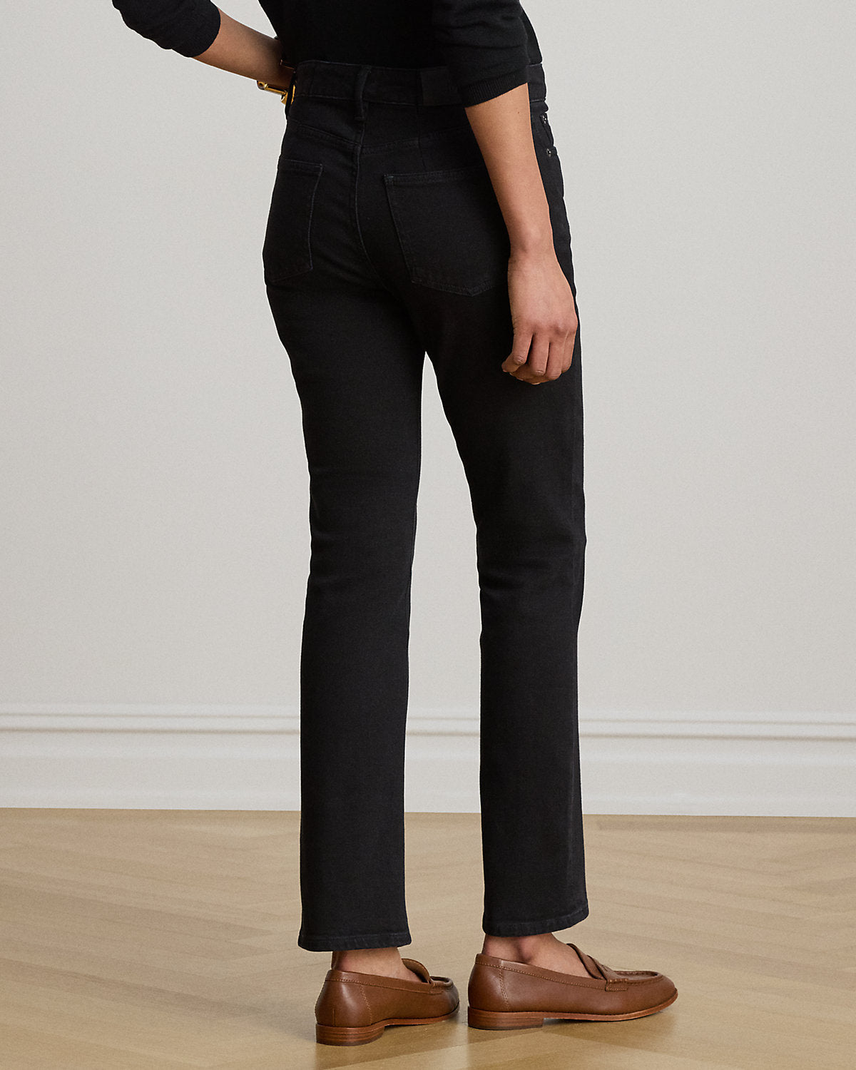 High-Rise Slim Straight Jean