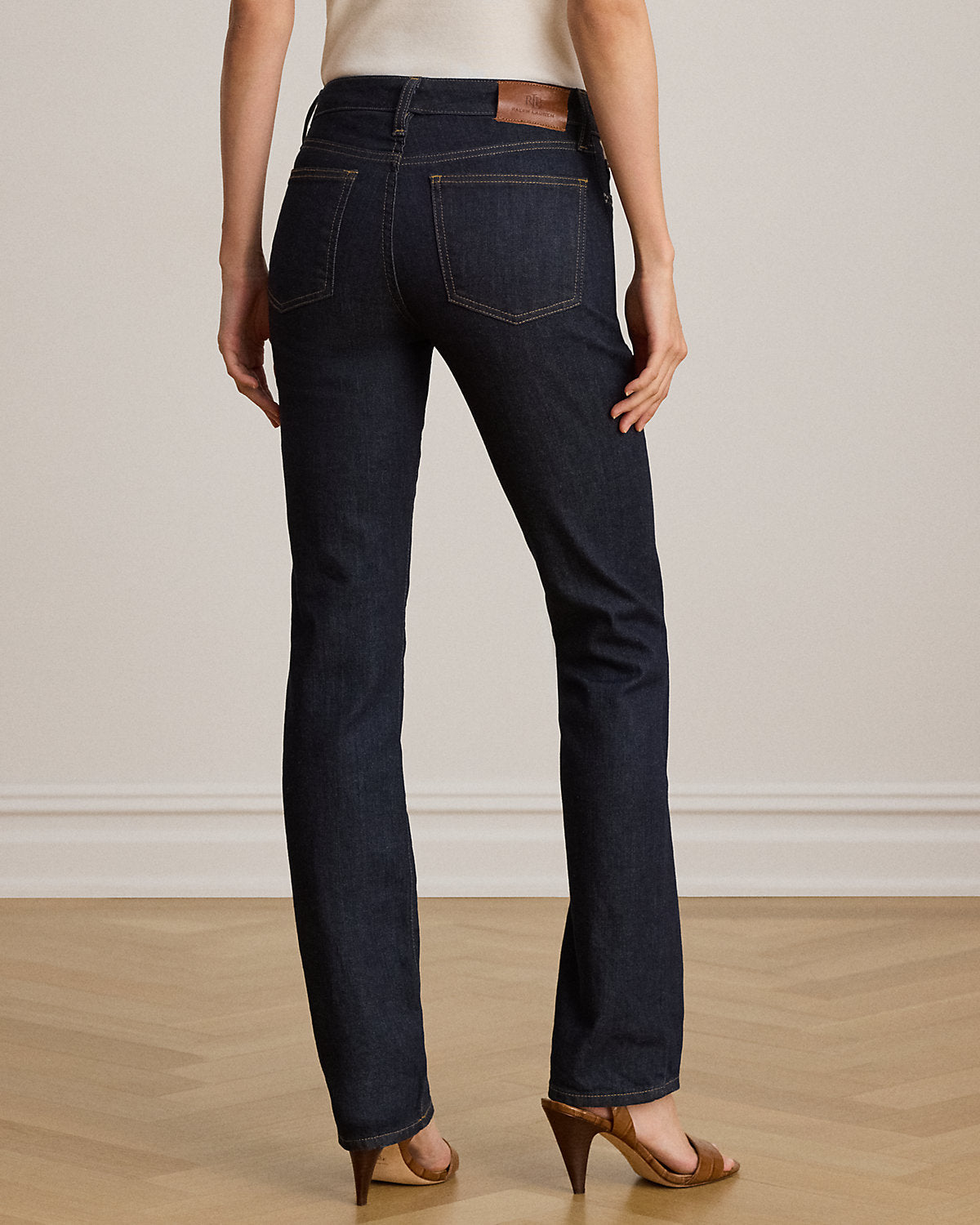 High-Rise Slim Straight Jean