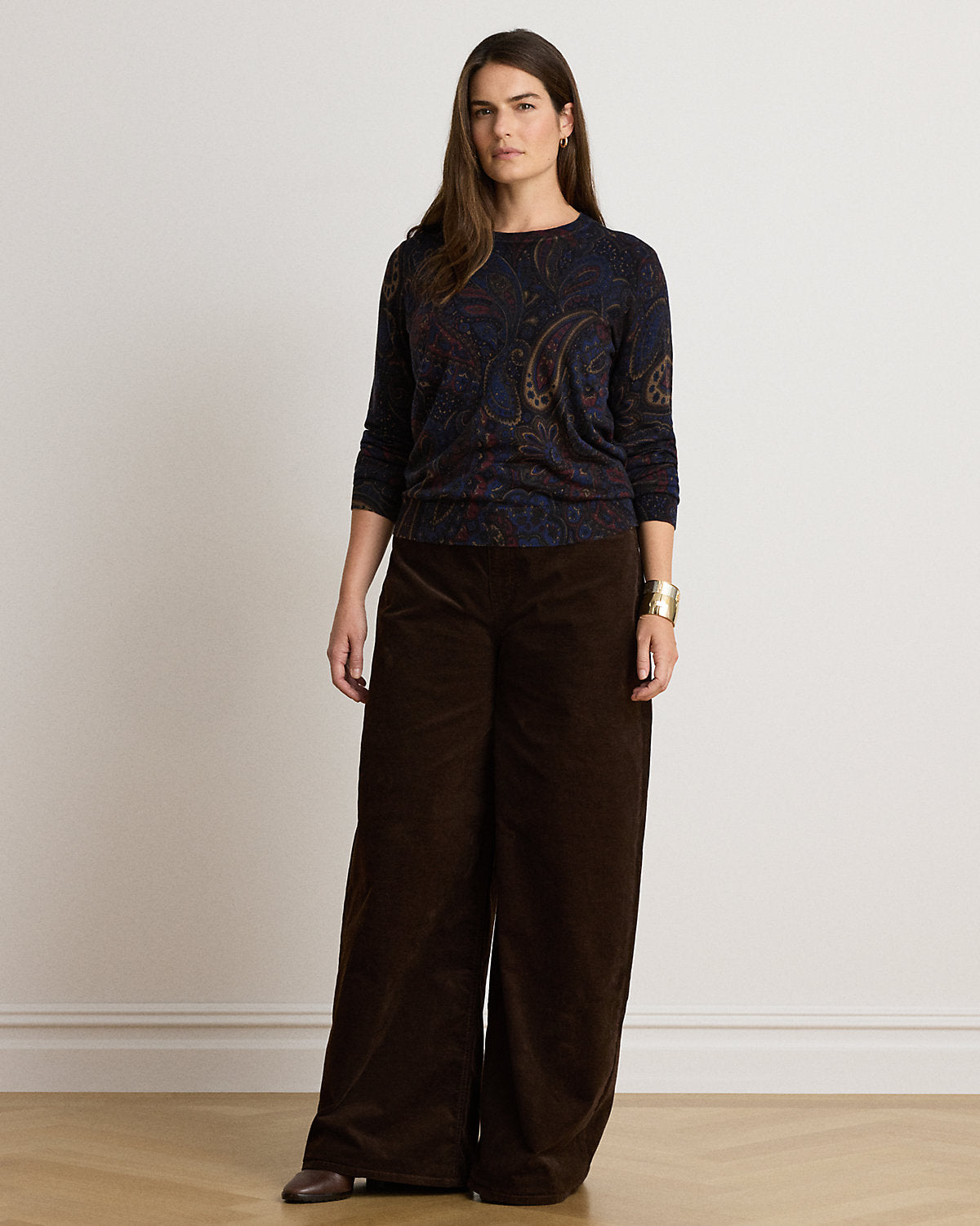 Paisley Cotton-Modal Sweater