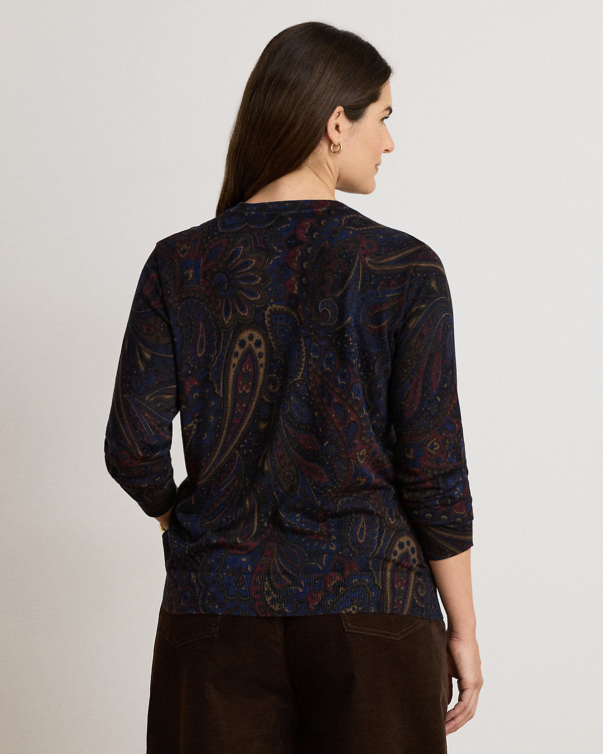 Paisley Cotton-Modal Sweater