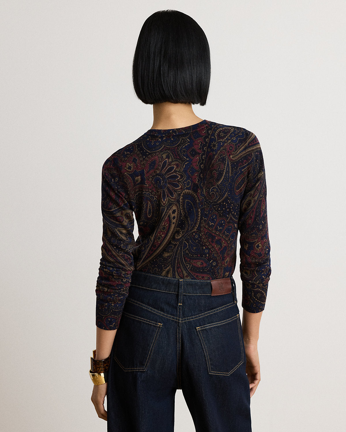 Paisley Cotton-Modal Sweater