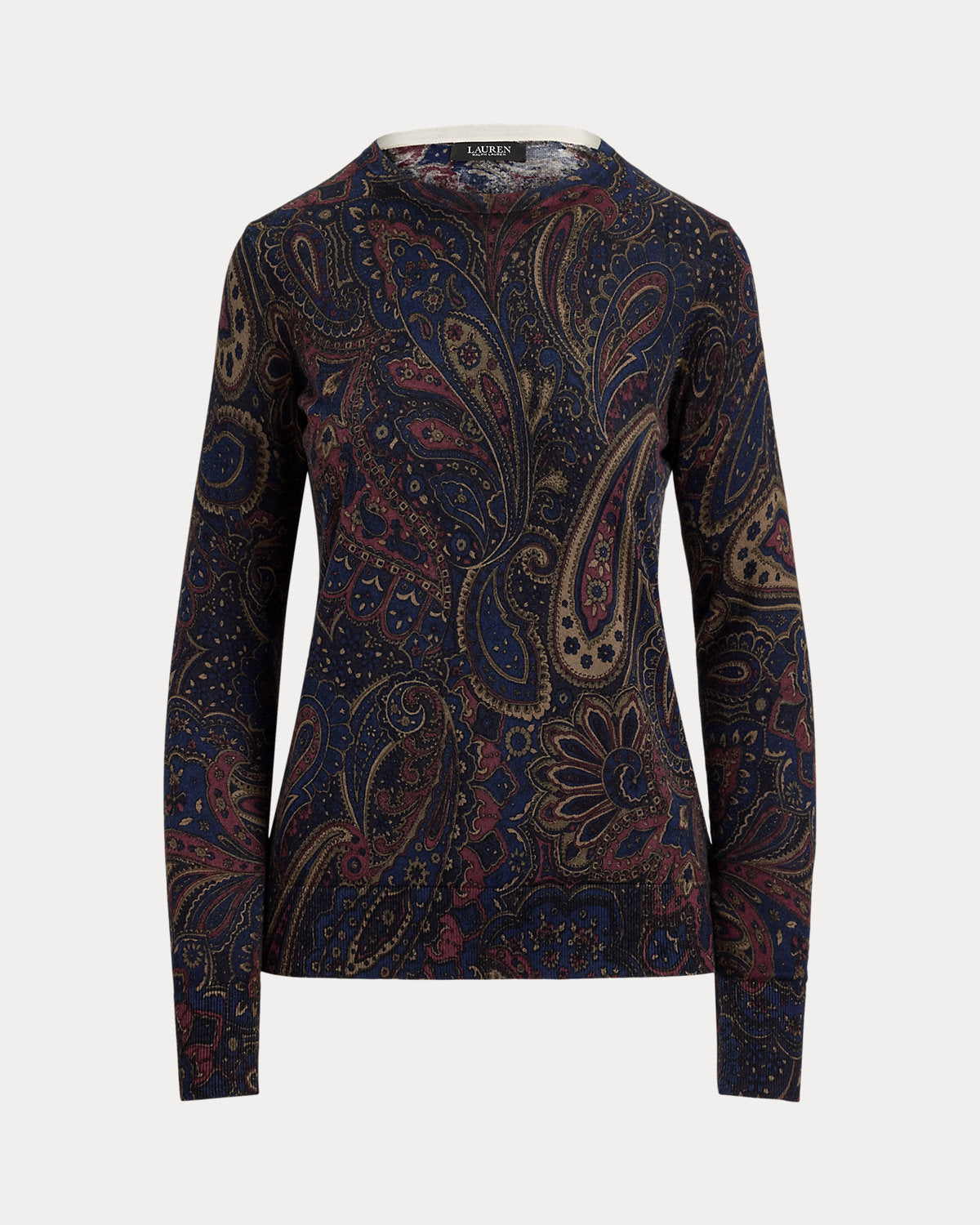 Paisley Cotton-Modal Sweater