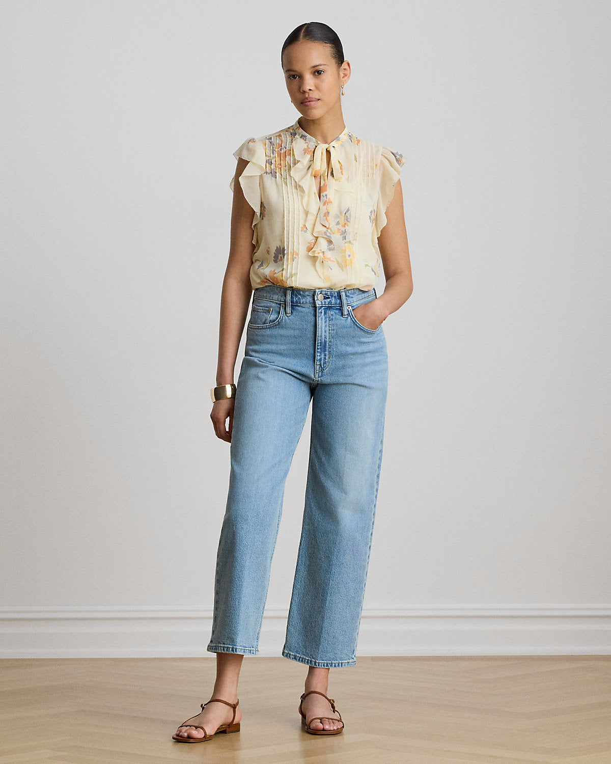 High-Rise Relaxed Straight Jean