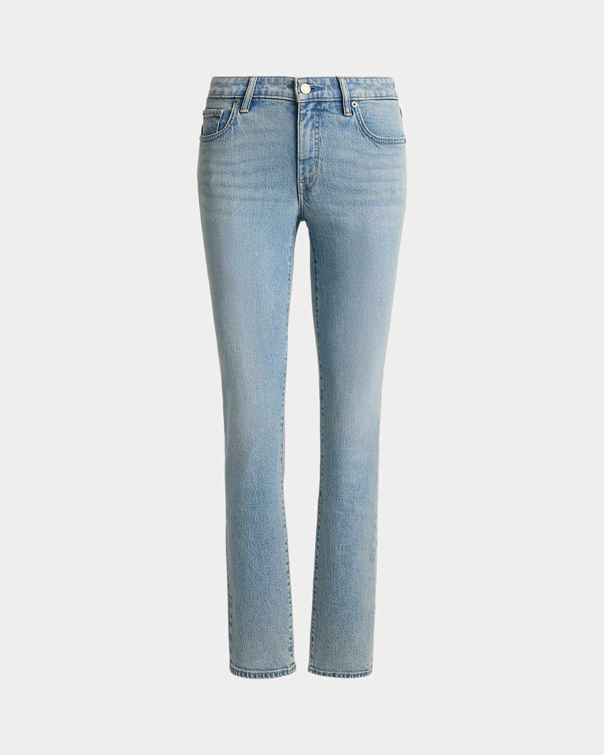 Mid-Rise Slim Straight Jean