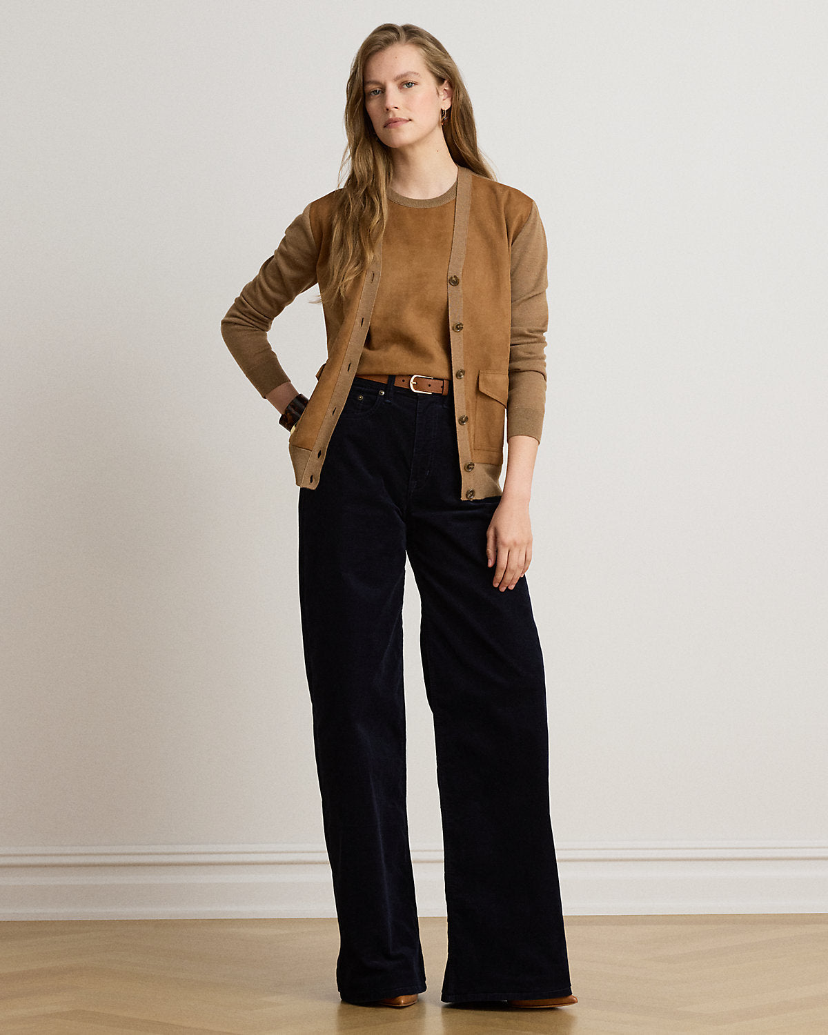 Corduroy High-Rise Super Wide-Leg Pant