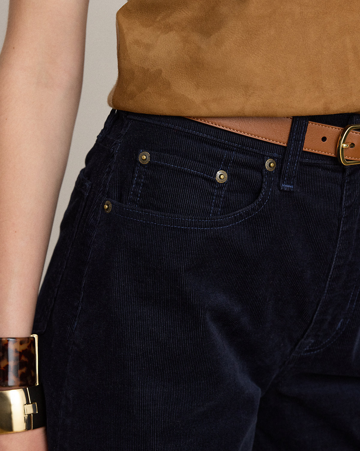 Corduroy High-Rise Super Wide-Leg Pant